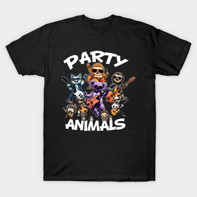 Party Animals T-Shirt by RicoMambo